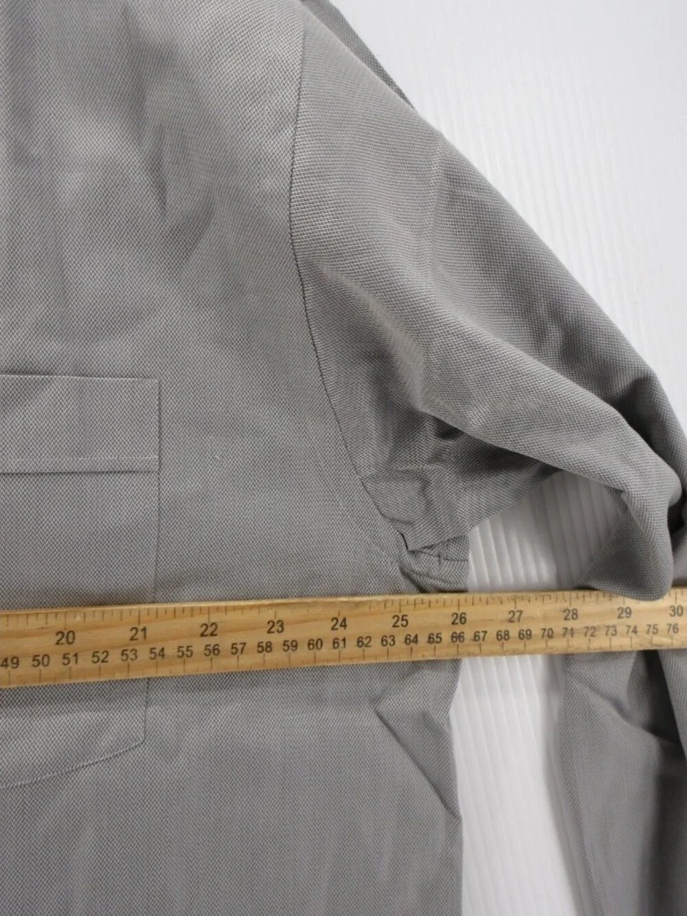 Lorenzini Shirt 17.5 L Neiman Marcus Micro Herringbone Italy VGT NEW